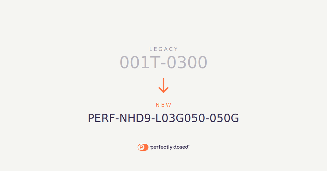 Product Code Update